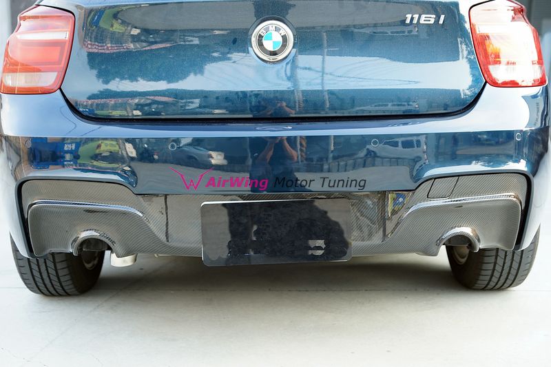 BMW F20 M TECH 3D rear diffuser 03